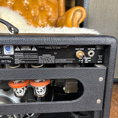 2006 Fender Super Sonic 1x12 Combo Made In USA 60 Watt Tube Guitar Combo Amplifier W/ Original Footswitch & Mesa Boogie Black Shadow Speaker! image 10