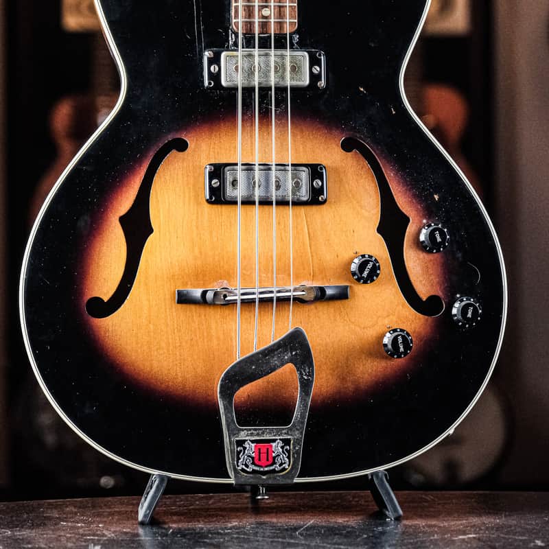 1966 Hagstrom Concord Bass Sunburst