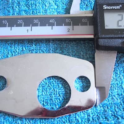 Ludwig Bass Drum Leg Spur Mounting Bracket Backing Plate - Vintage image 2