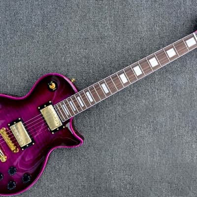FireFly FFLP Elite Purple Bat Electric Guitar * Elite Model Gold Hardware * Fire Fly Les Paul Style image 2
