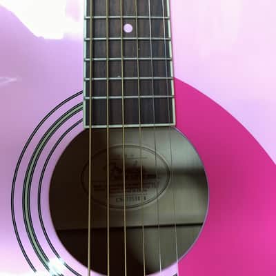 Fender Squire Hello Kitty Acoustic Guitar 2007 image 7