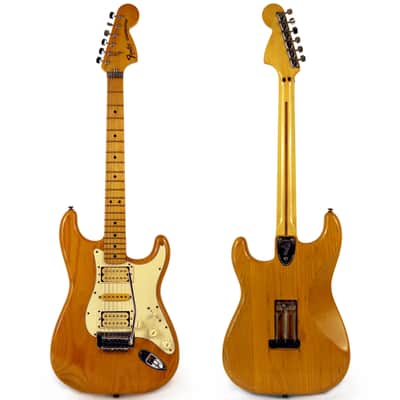 1975 Fender Stratocaster - Natural w/Original Floyd Rose Locking Tremelo. image 12