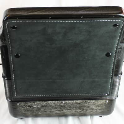 NEW Antique Silver Beltuna "Azteca" Cuadro Vivo Diatonic Button Accordion LMM 34 12 FBbEb Fa image 6