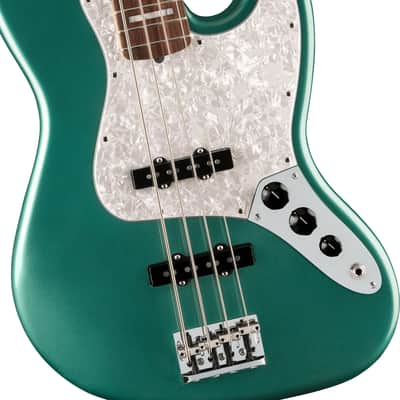 Fender Adam Clayton Jazz Bass Rosewood FB Sherwood Green Metallic with Case image 3