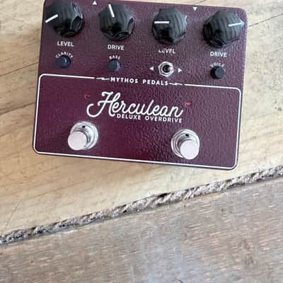 Mythos Pedals Herculean Deluxe Overdrive 2024 - Present - Maroon image 1