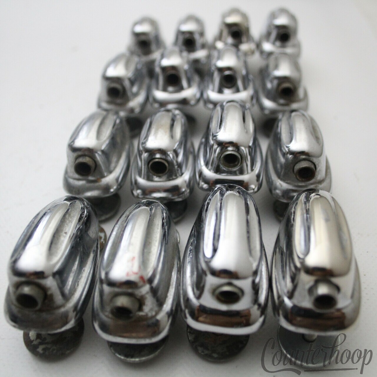 Slingerland 16x Small Sound King Lugs Tom Drum Chrome Hex Vintage 60s-70s USA* — main photograph