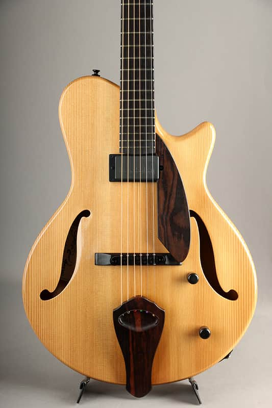 Nishgaki Guitars Arcus Thinbody Archtop Natural | Reverb
