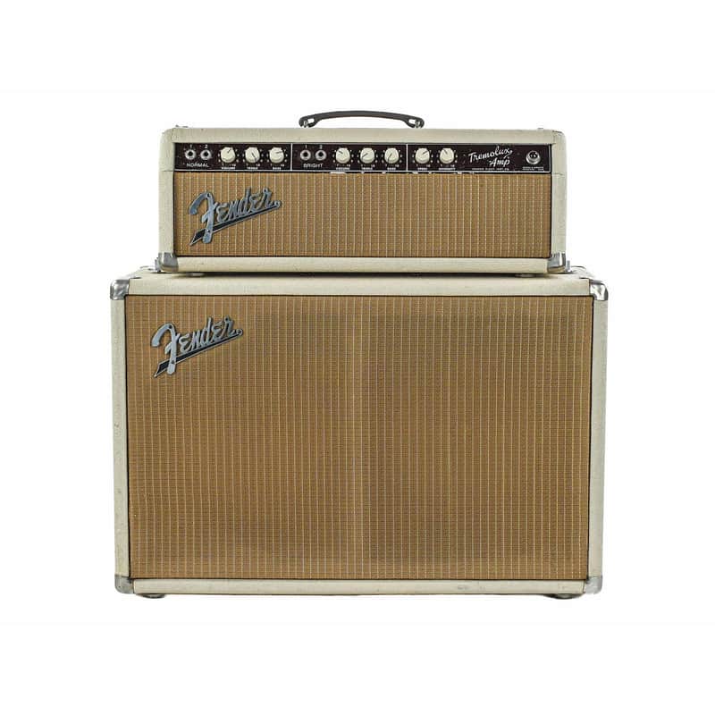Fender Tremolux 6G9-B 30-Watt 2x10" Piggyback Guitar Amp 1960 - 1963 image 1