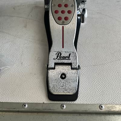 Pearl P2050C Eliminator Redline Chain-Drive Single Bass Drum Pedal 2010s - Silver / Black / Red image 2