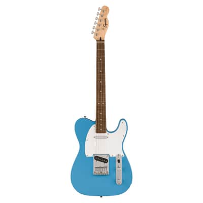 Used Squier Sonic Telecaster Electric Guitar - California Blue w/ Laurel FB image 2