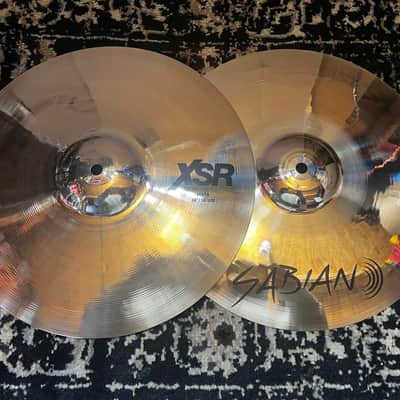 Sabian 14" XSR Hi-Hat Cymbals (Pair) - Brilliant image 1