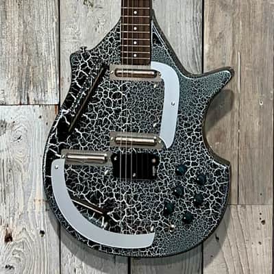 New 2025 Danelectro Sitar Black Crackle, Awesome Sound, In Stock and Ships Fast Includes Pro Setup ! image 2