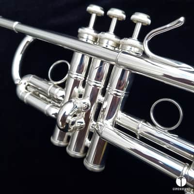 Bach Stradivarius C 180SL- 229 Chicago large lightweight trumpet case mouthpiece gamonbrass image 11