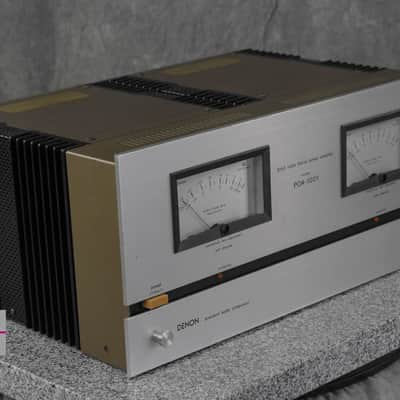 DENON POA-1001 Power Amplifier in Good Condition | Reverb
