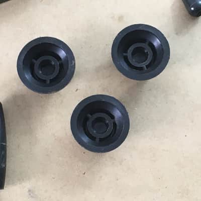 Fender Vintage Reissue Black Relic Knobs Strat Pickup Covers Back Plate Guitar Tremolo Cover Complete Set image 10