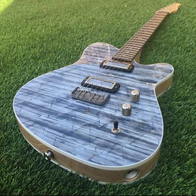 Rhoney Vireo 2010s Sky Blue Pearloid drum wrap top mastery bridge image 10