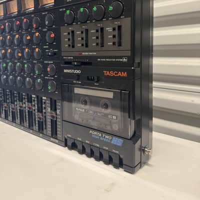 TASCAM Porta Two Ministudio 4-Track Cassette Recorder 1980s - Gray image 5