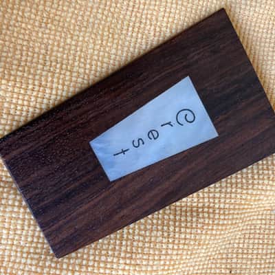 NOS-Gibson Crest 1969 - Rosewood Inlayed Pearl Emblem image 1