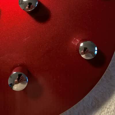 Guild DeArmond M-68 -- 2001; Red Sparkle Finish; Brand New Vintage-Style PUs & Chrome Dome Knobs image 25