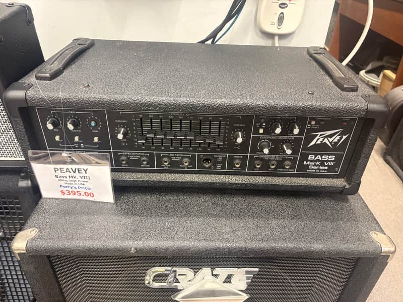 Peavey MarK VIII Bass Amp Head | 80s - 90s | Black image 1