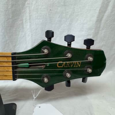 Carvin CT3 ct-3 California Carved Top Guitar with Case 2000s - Green / Maple fingerboard image 7