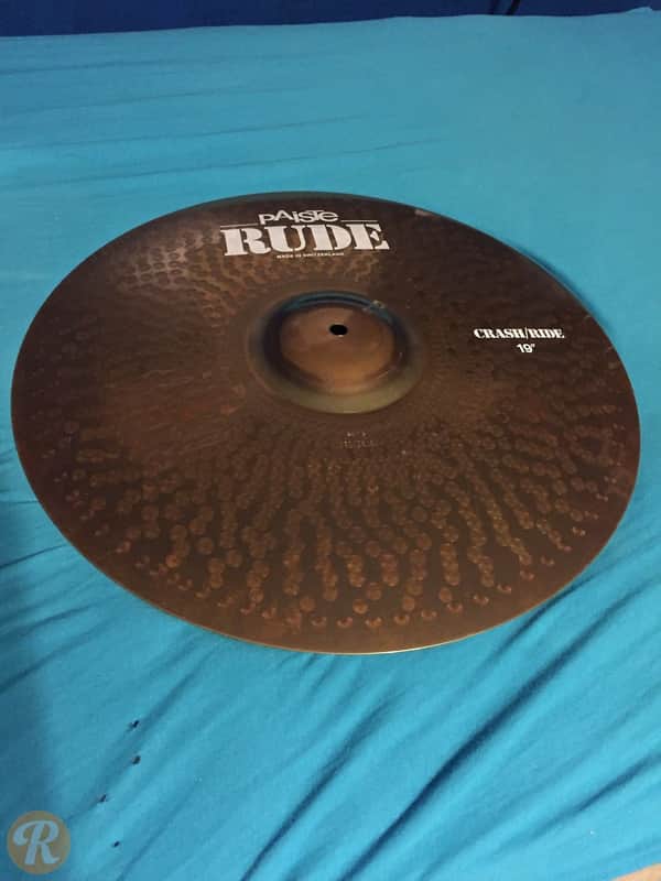 Paiste 19" RUDE Crash / Ride Cymbal image 1