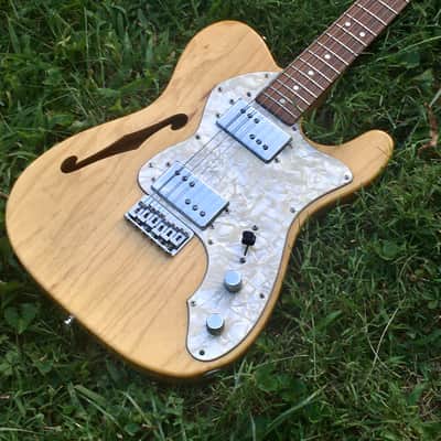 Vintage 1996 Fender Thinline Telecaster Natural Semi Hollow Custom Build NOS Relic Wide Ranges Featherweight 6.1 lb image 15