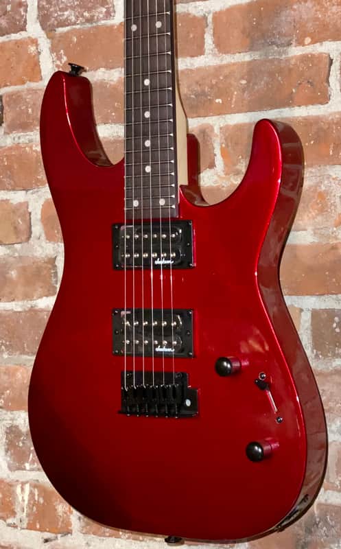Jackson JS Series JS12 Dinky with Amaranth Fretboard 2023 Metallic Red, It's a Rocking Machine ! image 1