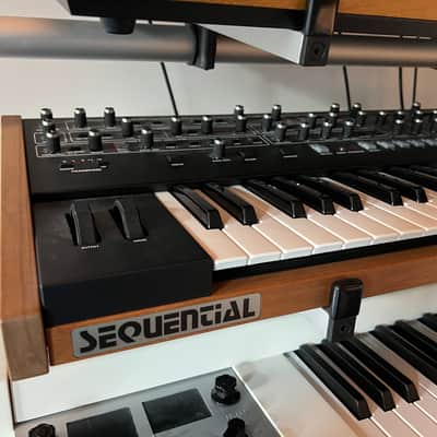 Sequential Prophet-6 49-Key 6-Voice Polyphonic Synthesizer 2018 - 2020 - Black with Wood Sides