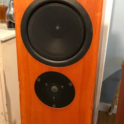 Stunning Linn AV 5140 Loudspeakers - Cherry Veneer - Recently Serviced - Legendary Sound and Style image 3