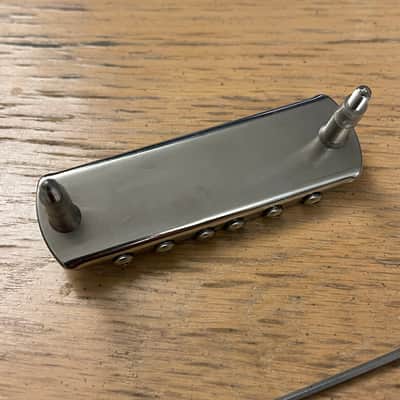 Staytrem V2 Revised Wide Fender Bass VI Bridge 55mm Spacing 7.25" Radius Offset image 2
