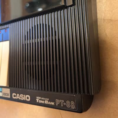 Casio  Tone Bank PT-88 32Key keyboard Synth 80s - Black Very Good Condition in Box with Users Manual booklets image 9