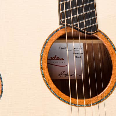 Lowden F-50 Fan Fret Sinker Rosewood and Alpine Spruce 2021 Winter Limited Edition NEW image 12