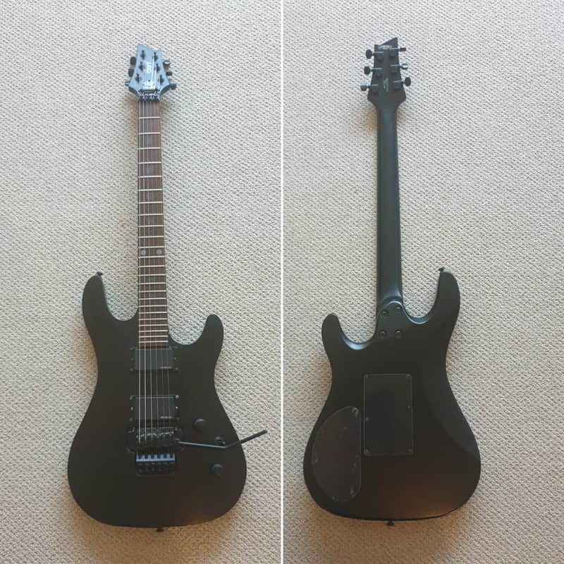 Cort EVL K4 2007 Pentagram Inlays - Satin Black - Electric | Reverb