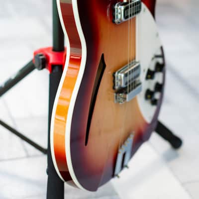 1999 Rickenbacker 360V64 6 String Guitar Fireglo 360 V64 image 5