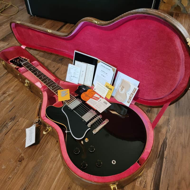 Gibson ES-335 Custom Shop ML 59 Murphy Labs Ultra Light Aged LEFTY 2023 Aged Black PRISTINE!