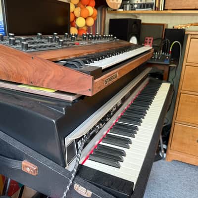 Rhodes Mark II Stage 73-Key Electric Piano 1979 - 1983 - Black Flat Top image 7