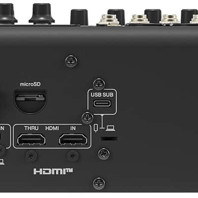 Yamaha MGX12VB, MGX Series 18 Channel Digital Mixer with Video Interface - Black image 6