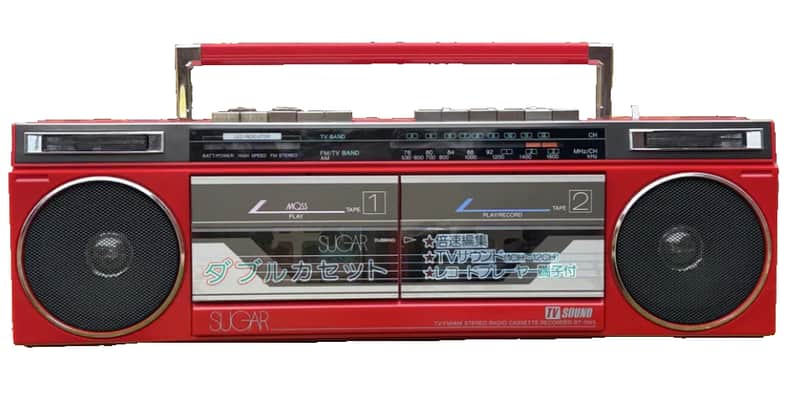 TOSHIBA RT-SW5 👉 MINT Rare Vintage Cassette Deck Boombox Sugar Japan Warranty image 1