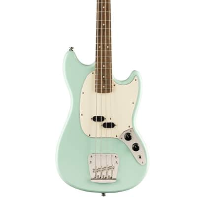 Squier Classic Vibe 60s Mustang 4-String Electric Bass - Surf Green image 1