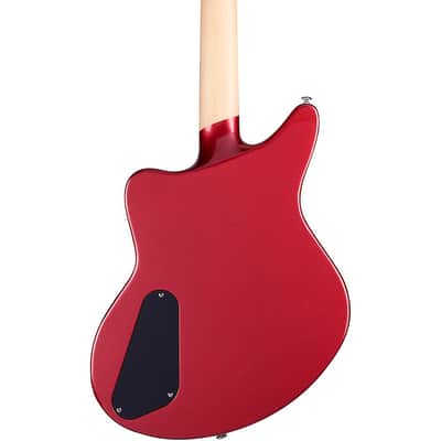 D'Angelico Premier Series Bedford SH Electric Guitar With Offset Stopbar Tailpiece Regular Oxblood image 2