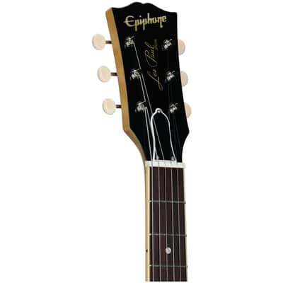 Epiphone Inspired by Gibson Custom 1960 Les Paul Special Double Cut Reissue Electric Guitar (with Case), TV Yellow image 7