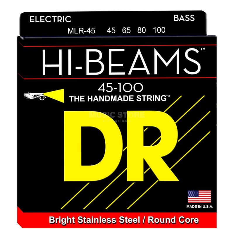 DR MLR-45 High Beams Stainless Steel 4-String Set, 45-100 image 1