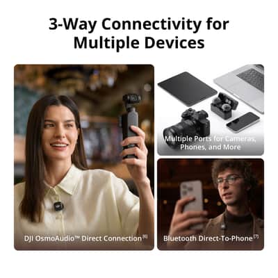 DJI Mic 3 Advanced Mini 2.4GHz Wireless Microphone System image 5