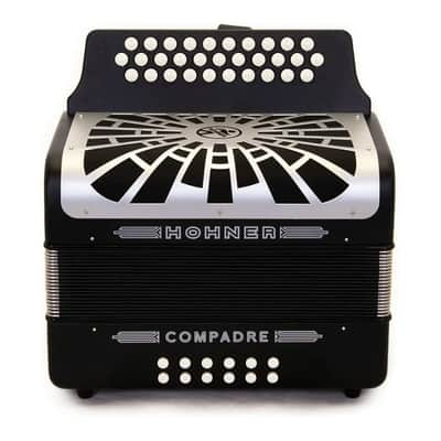 Hohner Compadre GCF Accordion with Gig Bag (Black) image 2