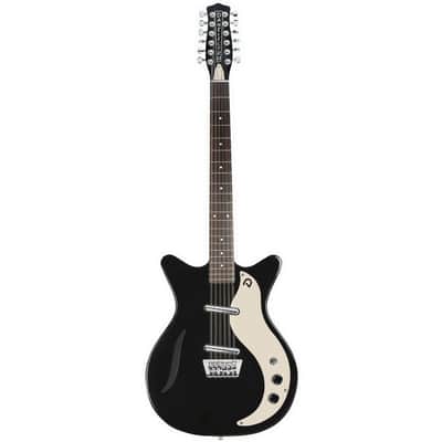 Danelectro 59 Vintage 12-String Electric Guitar - Black image 2