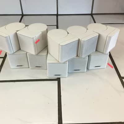 Bose Jewel cube speakers white 5 each-note pics image 5