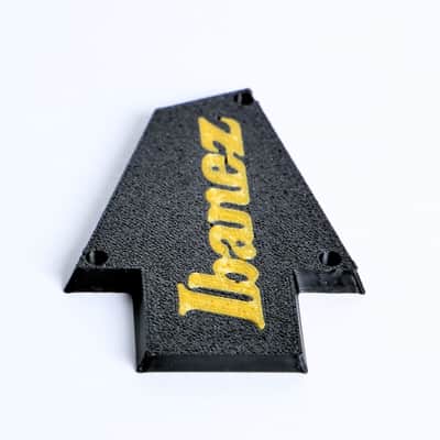 Custom Ibanez Truss Rod Cover for RG & JEM – Classic Logo (Gold & Black) image 5