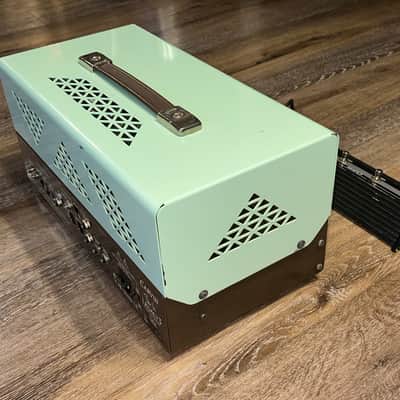Carvin Legacy 3 Model VL300 Steve Vai Signature 3-Channel 100-Watt Guitar TUBE Amp Head 2012 - 2017 RARE VAI GREEN/TEAL/SEA FOAM Green Top image 6