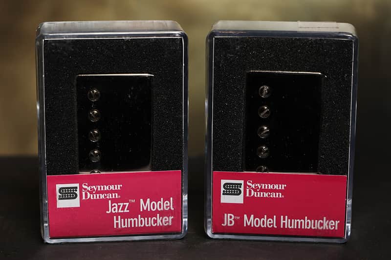 Seymour Duncan JB Jazz Hot Rodded Pickup Set Humbucker SH-4 Bridge and SH-2n Neck Nickel image 1